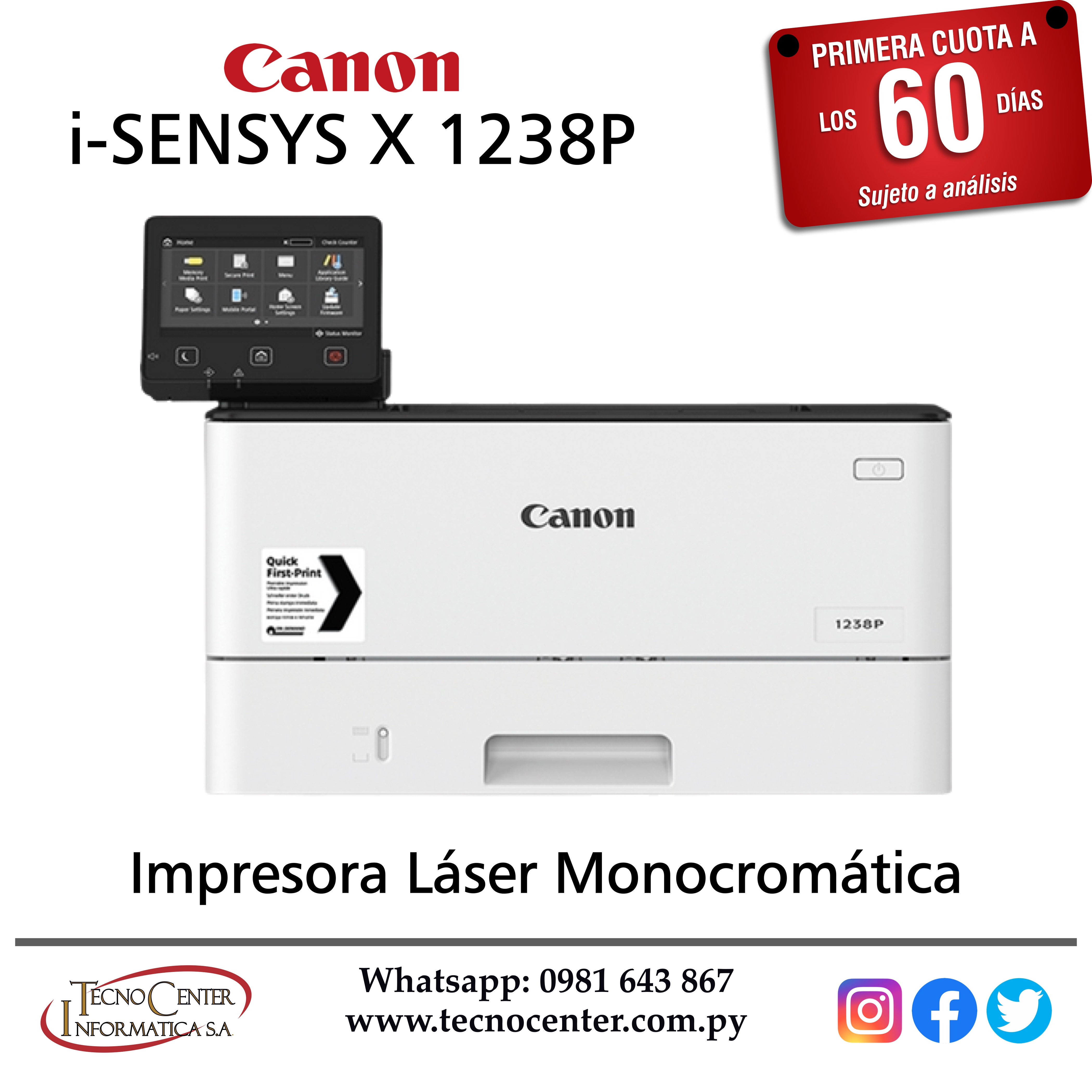 Impresora Canon i-SENSYS X1238P